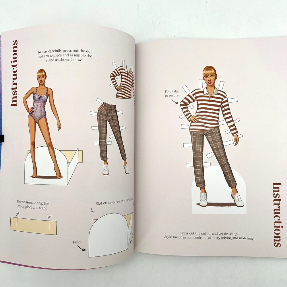 Taylor Swift Paper Doll Dress Up Book Featuring Her Iconic Eras for Swifties - Picture 4 of 10